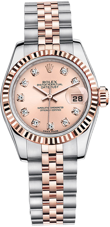 Pink Daytona Datejust Watch Rolex Watches Submariner - Ladies Rolex Watches Singapore (800x800), Png Download