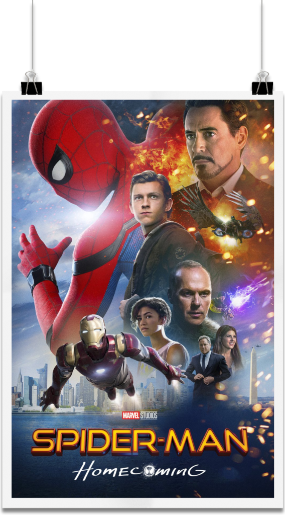 Homecoming Is A 2017 Action/adventure Film Directed - Marvel Cool Movie Posters (568x1024), Png Download