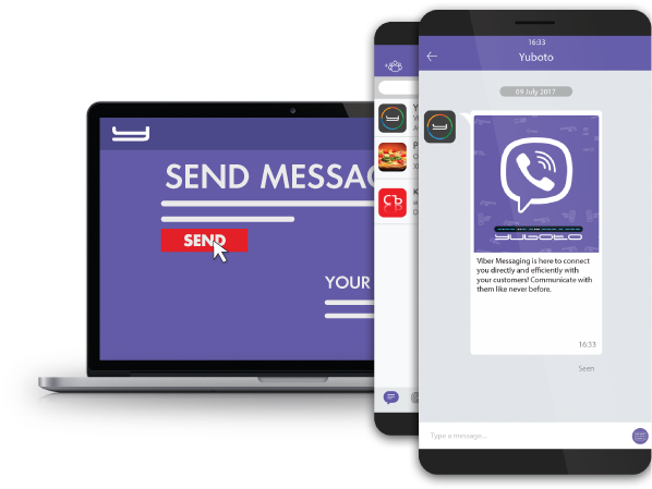 Viber Messaging By Yuboto - Viber (719x463), Png Download