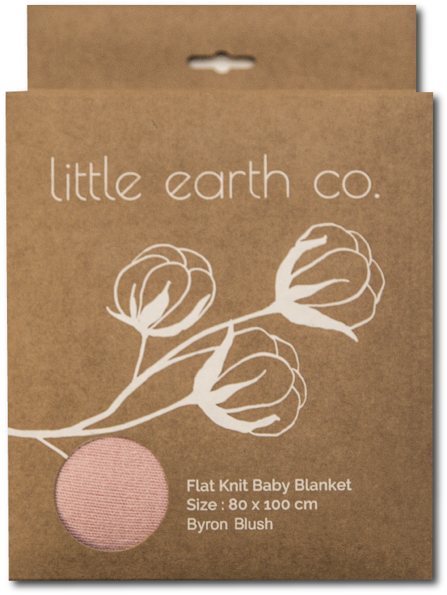 Flat Knit Baby Blanket - Eye Shadow (768x978), Png Download