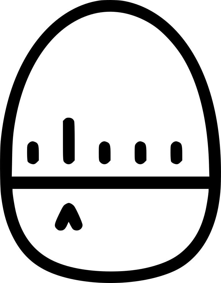 Egg Timer Cooking Kitchen Utensils Comments - Circle (766x980), Png Download