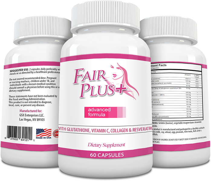 Advanced Skin Whitening Formula - Skin Whitening Capsules (698x600), Png Download