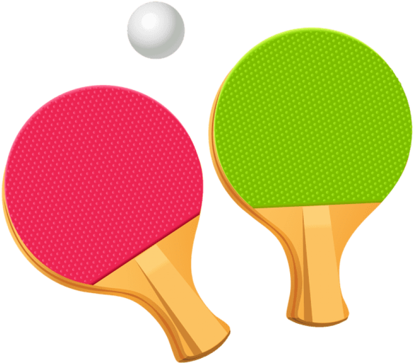 Free Png Download Table Tennis Ping Pong Paddles Png - Table Tennis Ball Clipart (850x740), Png Download
