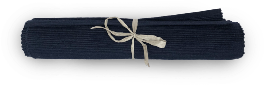 Indigo Placemats - Bed (572x600), Png Download