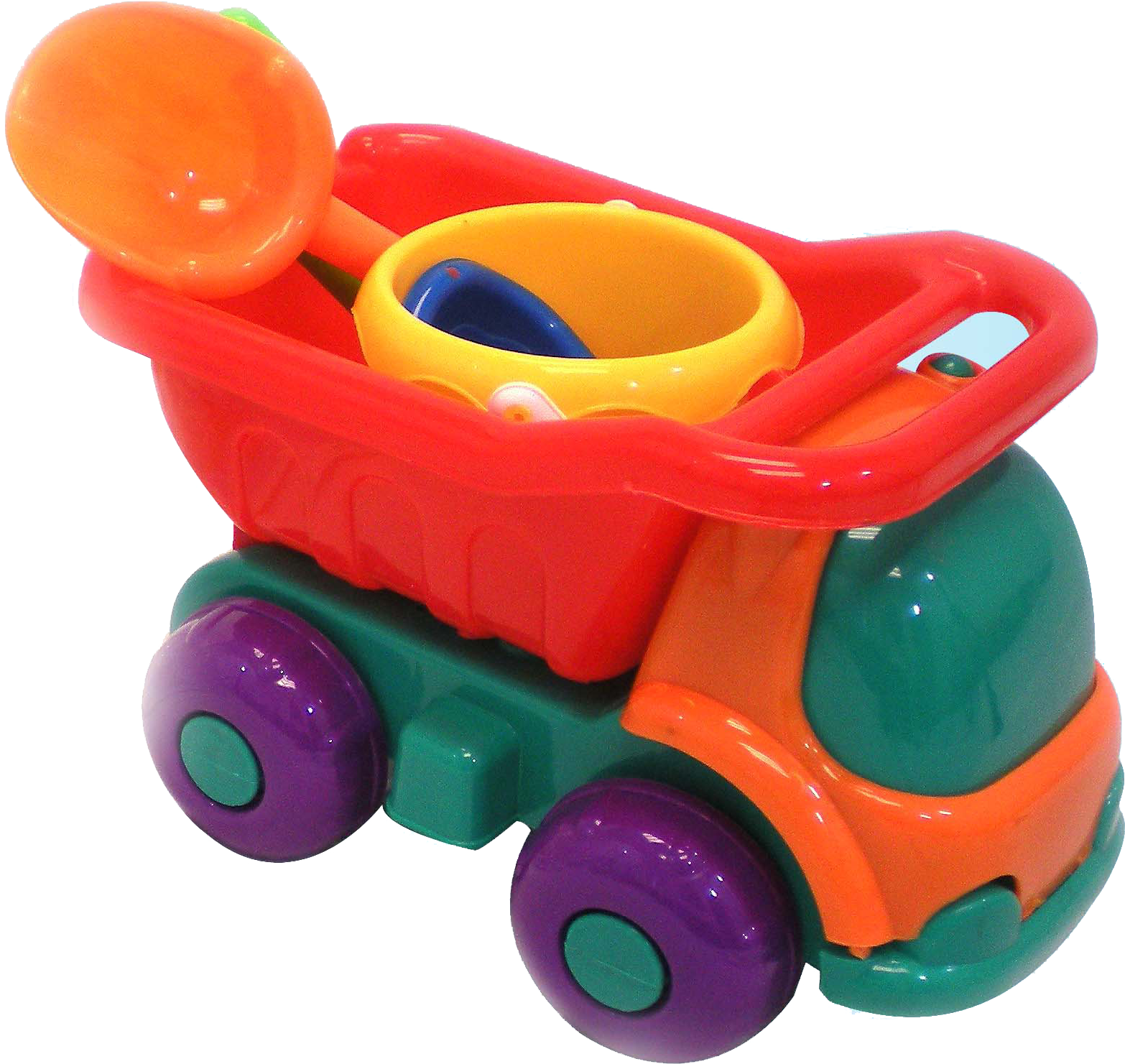 Beach Dumping Truck Toy - Push & Pull Toy (1595x1480), Png Download