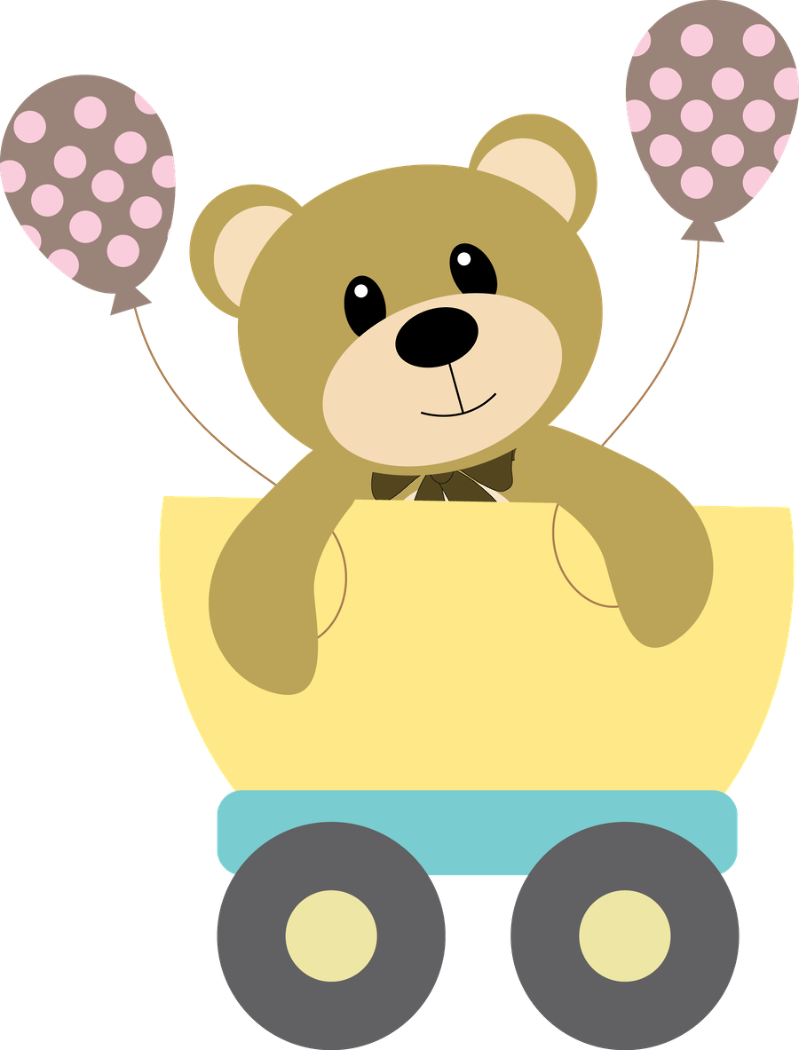 Clipart Oso, Teddy Bear Party, Bear Images, Patchwork - Bebes Desenho Menina E Menino Png (900x1183), Png Download
