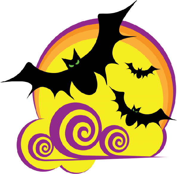 Halloween Bats Clipart - Costume Contest For Staff (600x600), Png Download