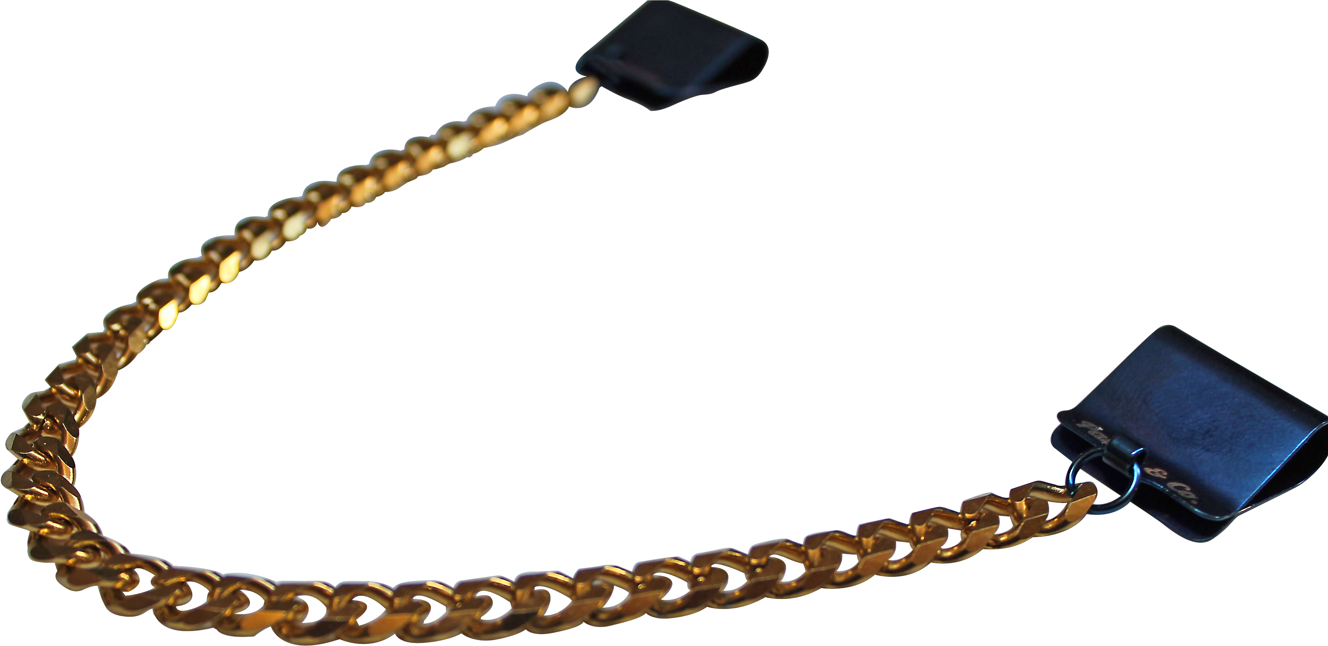 Original Gangster Chain - Necklace (4677x2234), Png Download