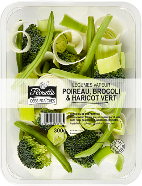 Légumes Vapeur - Florette (600x689), Png Download