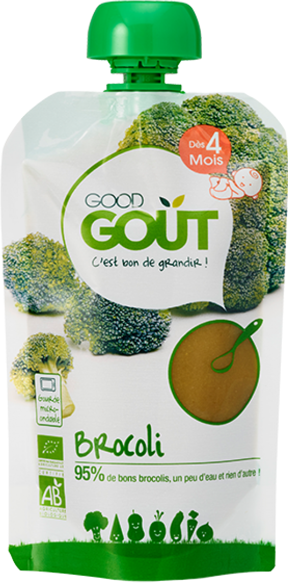 Purée De Légumes Dès 4 Mois 120g - Good Gout Compote (1200x1200), Png Download