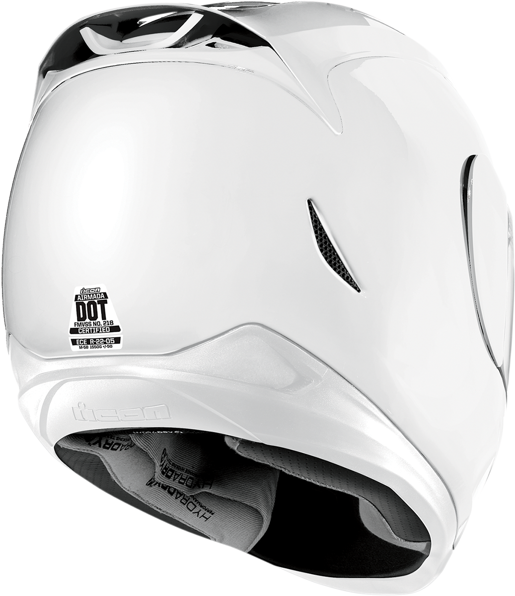 Motorbike Helmet Icon Png - Airmada Helmet White (1037x1200), Png Download