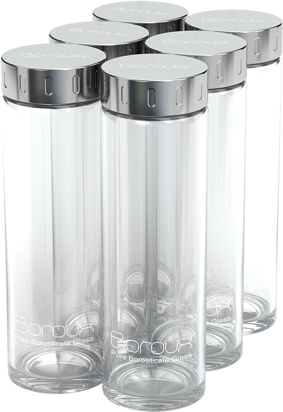 The Boroux Six Pack Is Excellent For Daily Usage With - Bottle (1000x1000), Png Download
