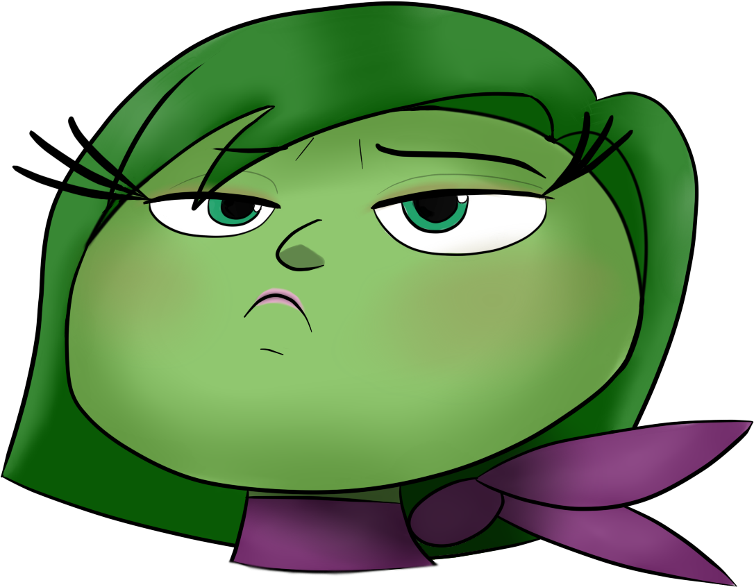Crappy Drawing I Did Of Disgust From The Disney Movie - Cartoon (1344x1065), Png Download