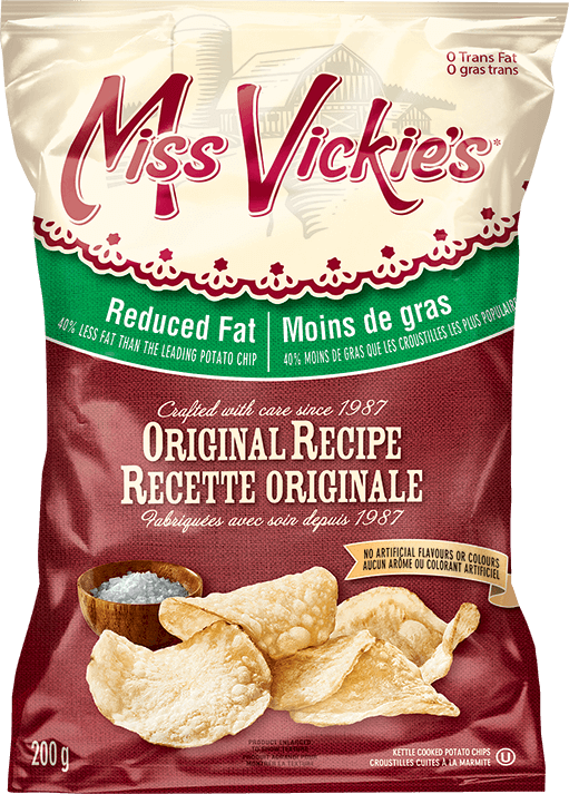 Miss Vickie's® Reduced Fat Original Recipe Kettle Cooked - Miss Vickie's Chips (511x713), Png Download