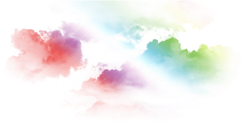 Free Png Download Colored Cloud Png Images Background - Color Cloud Png (851x429), Png Download