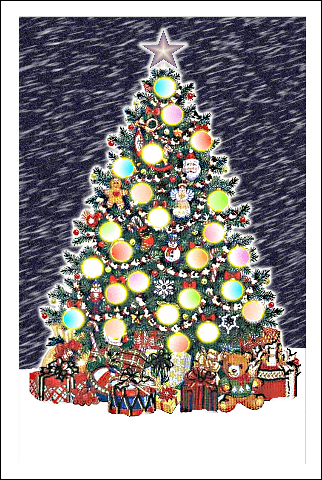 Cover Of Christmas Card - Christmas Ornament (1660x1660), Png Download