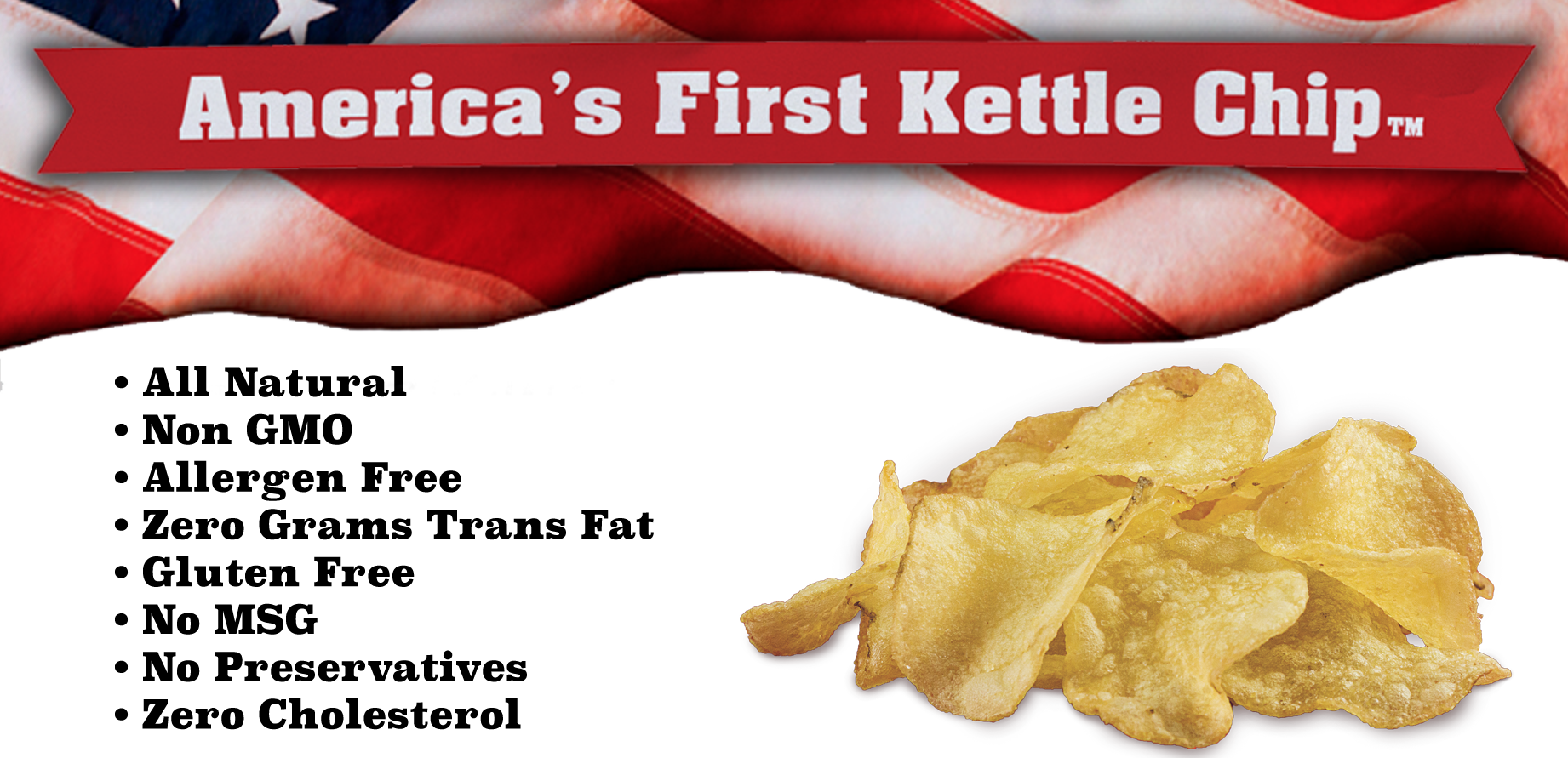 Chips Page Header - Saratoga Chips Bag (1842x891), Png Download