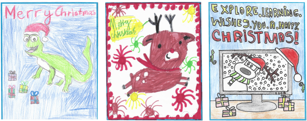 Christmas Card Designs - Illustration (1110x430), Png Download