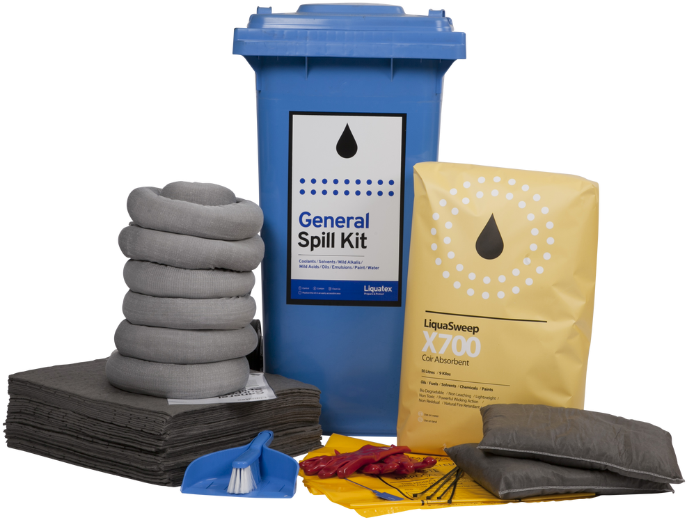 Spill Kit 120 Ltr Bin General Purpose Std - Box (1280x853), Png Download