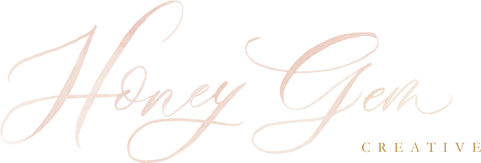 Honey Gem Creative - Calligraphy (1990x664), Png Download