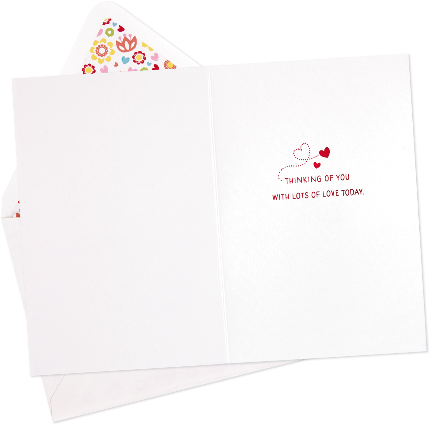 Red Heart With Cute Banner Valentine's Day - Envelope (1470x1470), Png Download