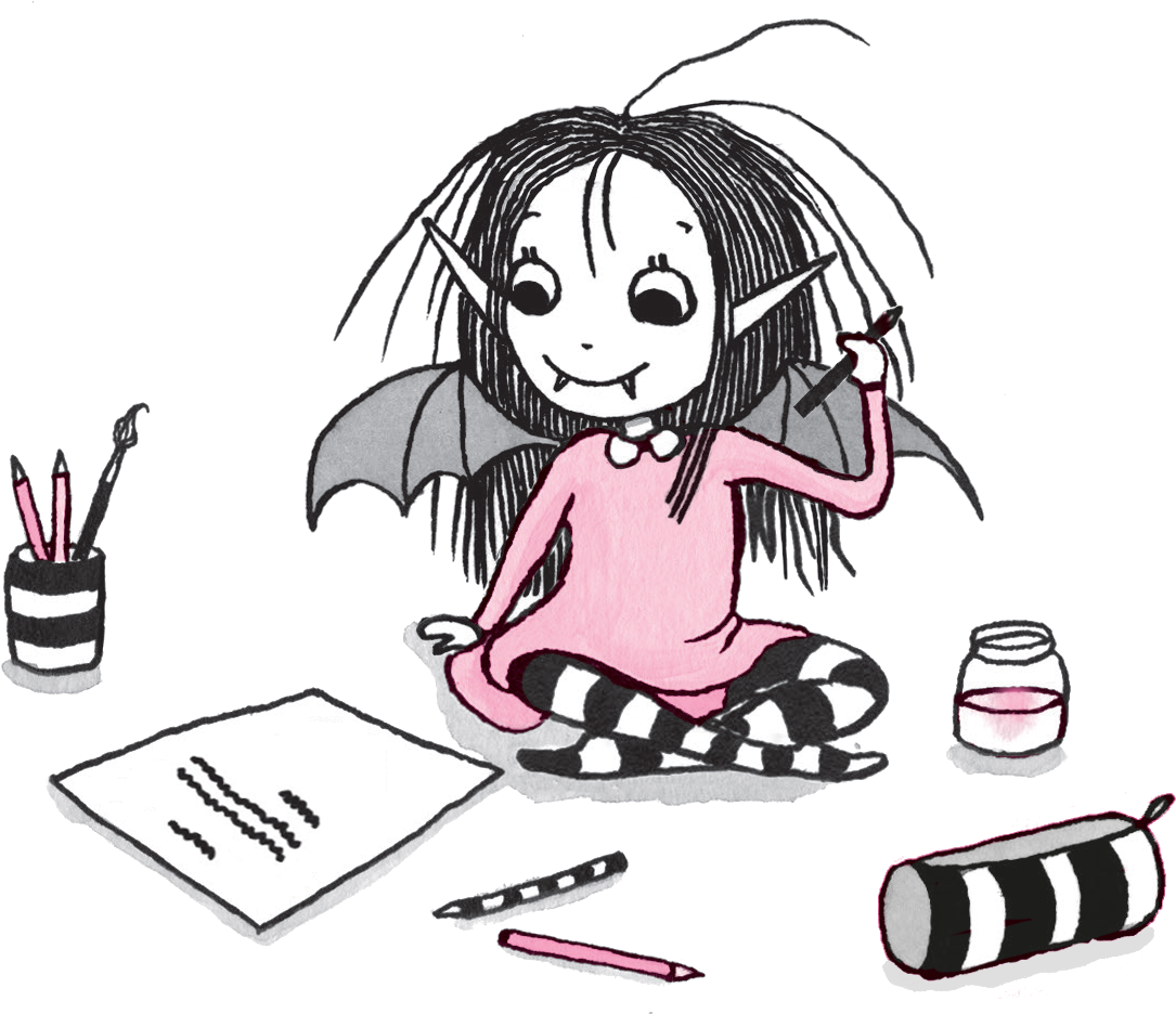 Isadora Moon Writing - Drawings Of Isadora Moon (1228x996), Png Download