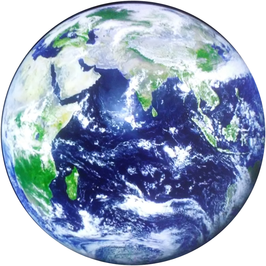 Earth Sticker - Original Photo Of Earth (1024x1024), Png Download
