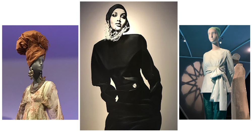 Muslimfasion Collage - Fashion Model (1000x524), Png Download