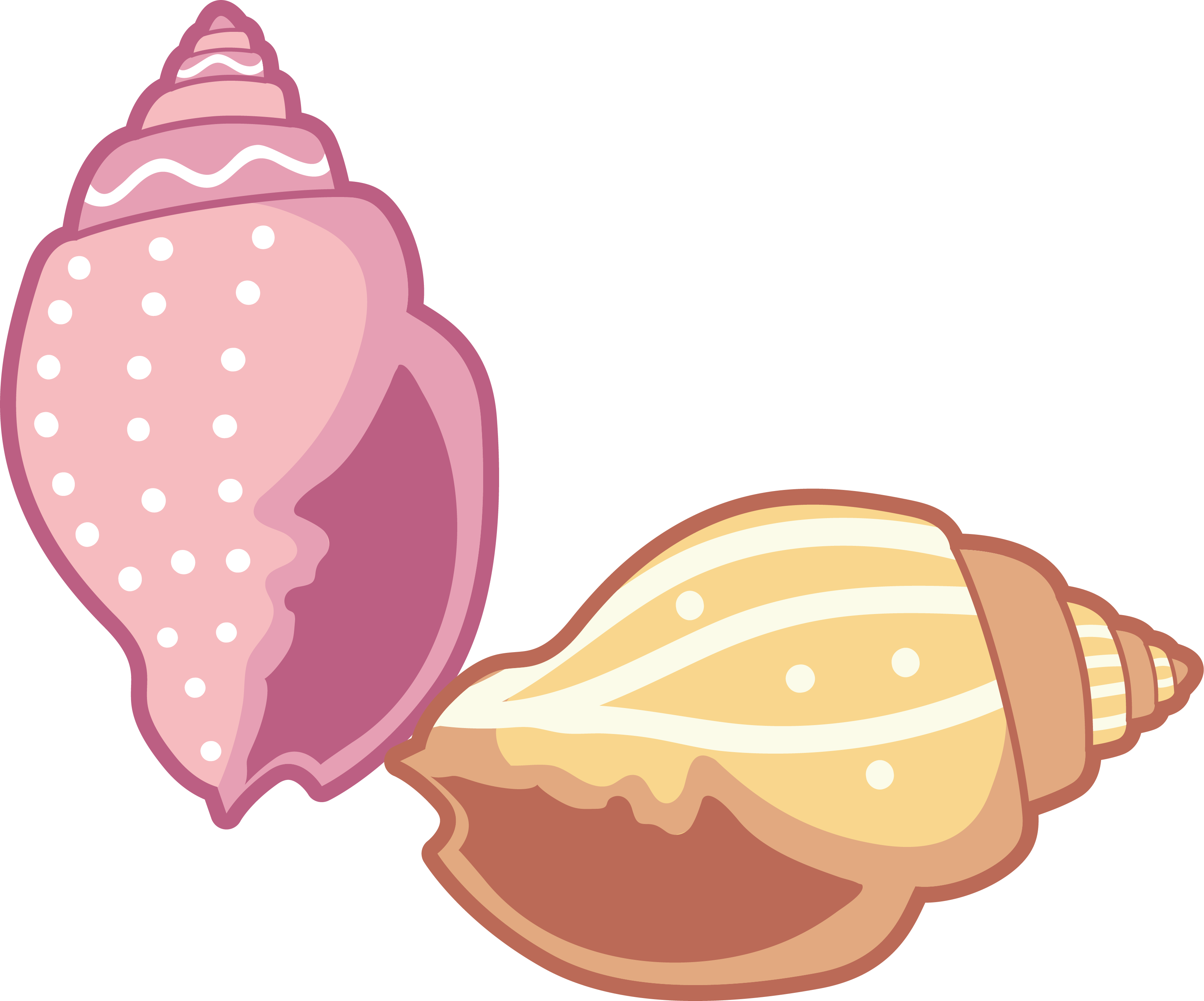 Conch Clip Art - Conch Clipart (3252x2703), Png Download