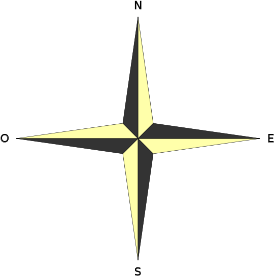 ¿de Dónde Vienen Los Términos Norte Y Sur - Norte Sur Oriente Poniente (600x600), Png Download