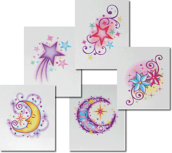 Princess Wand Pretty Tattoos - Circle (604x536), Png Download