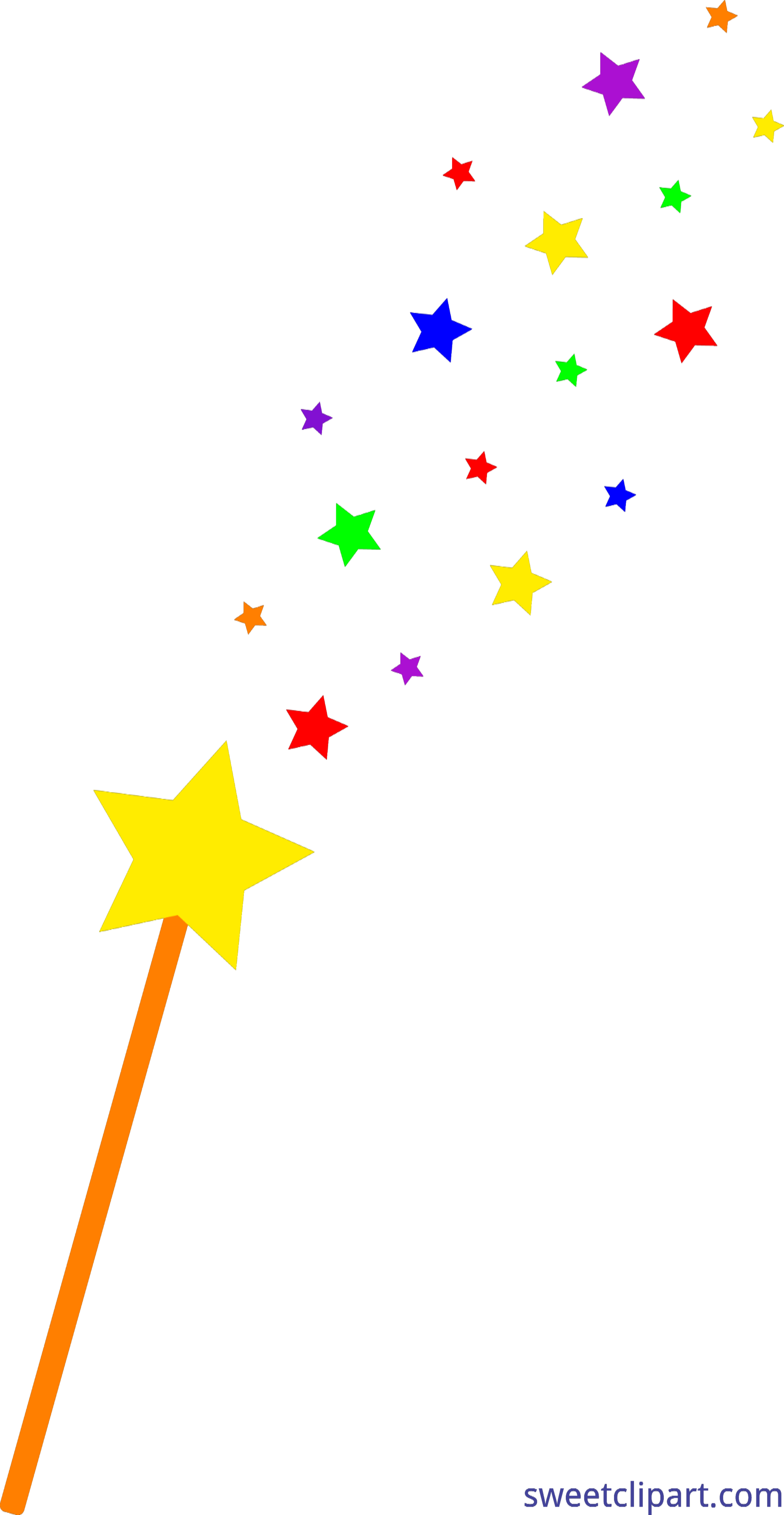 Magicwand Clip Art - Transparent Magic Clip Art (3623x7000), Png Download