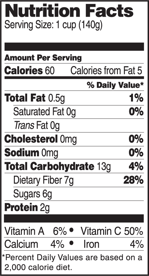 Blackberry Nutrition Facts - Chicken Nutrition Facts (483x893), Png Download