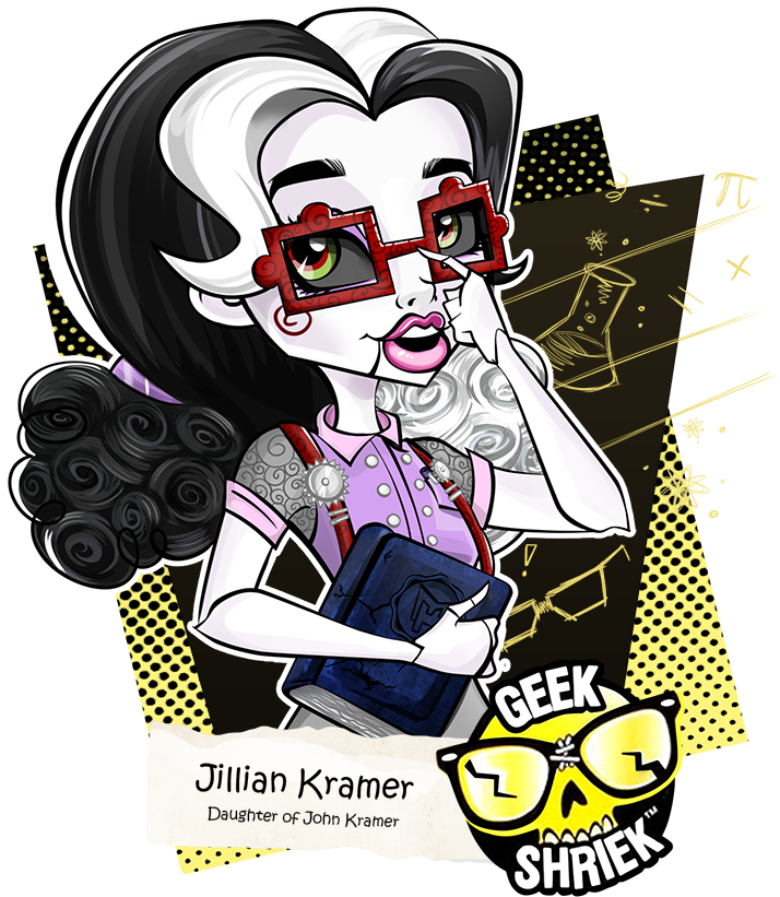 Geek Shriek Jillian Kramer - Monster High Geek Shriek Gigi (800x865), Png Download