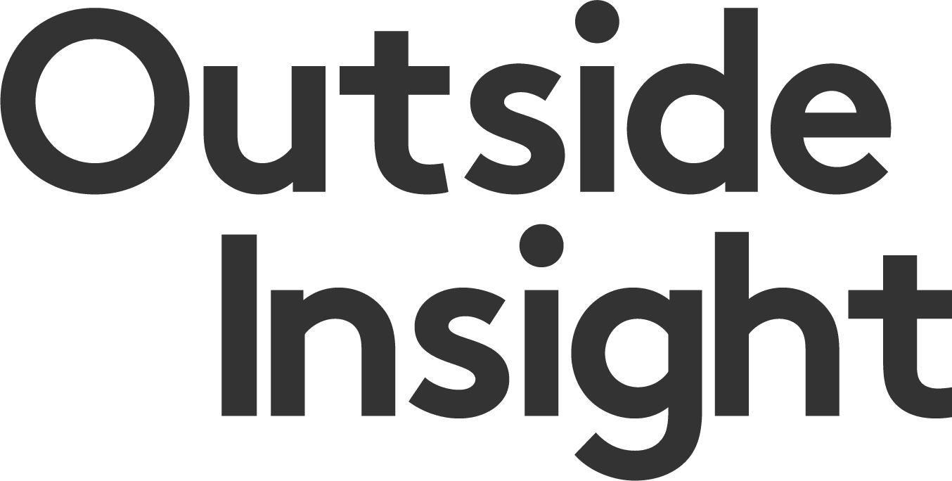 Outside Insight Book Logo-supporting - Outside Insight Logo (1354x684), Png Download