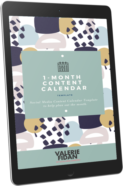 1-month Content Calendar Template Valerie Fidan Diy - Card Game (1000x911), Png Download