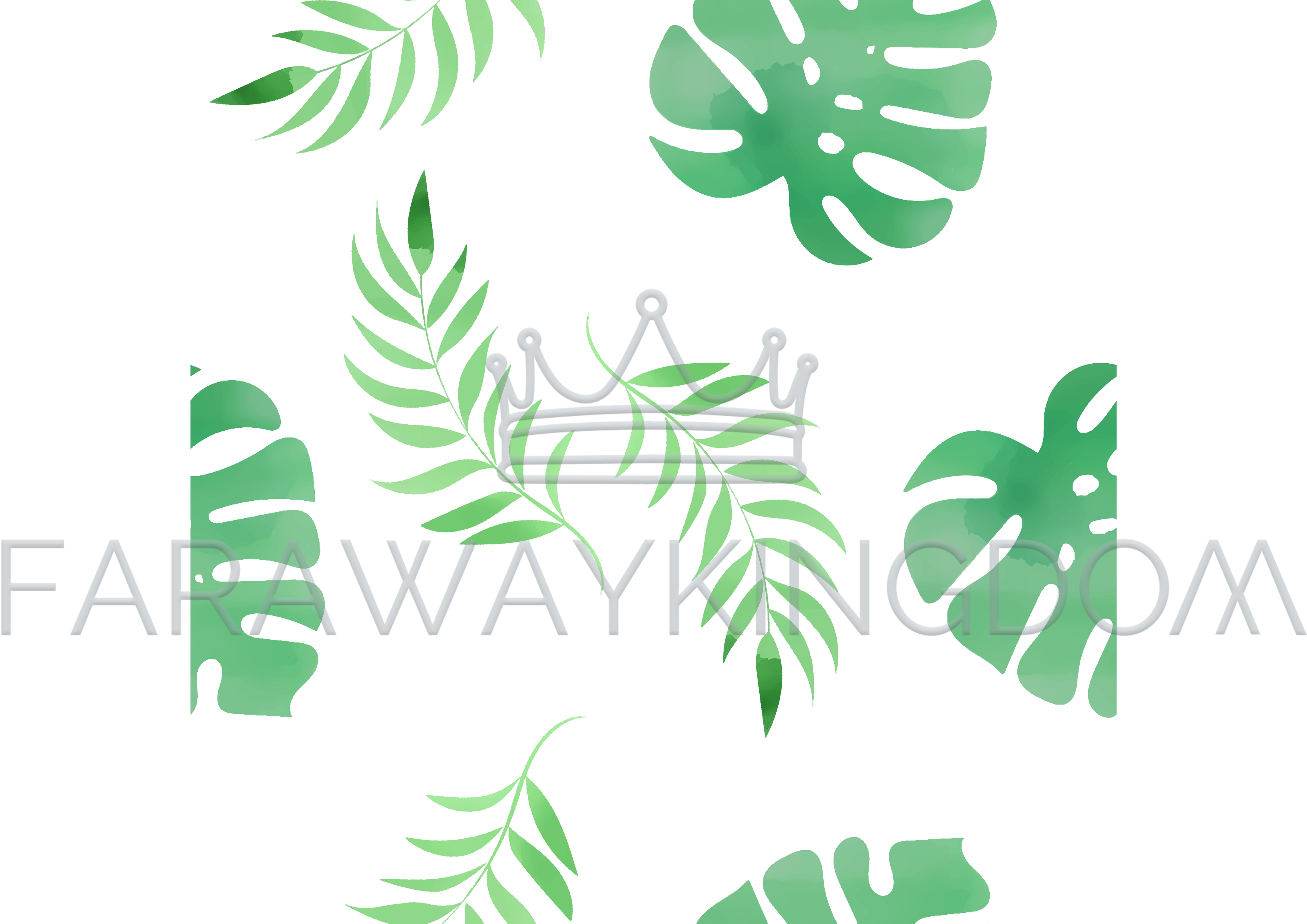 Tropical Monstera Watercolor Vector Illustration Seamless - Illustration (3508x2480), Png Download