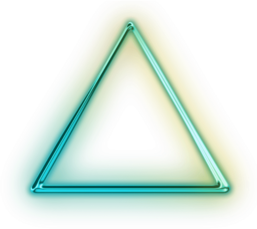 Free Png Download Triangulo Neon Png Images Background - Triangle Png For Picsart (850x767), Png Download