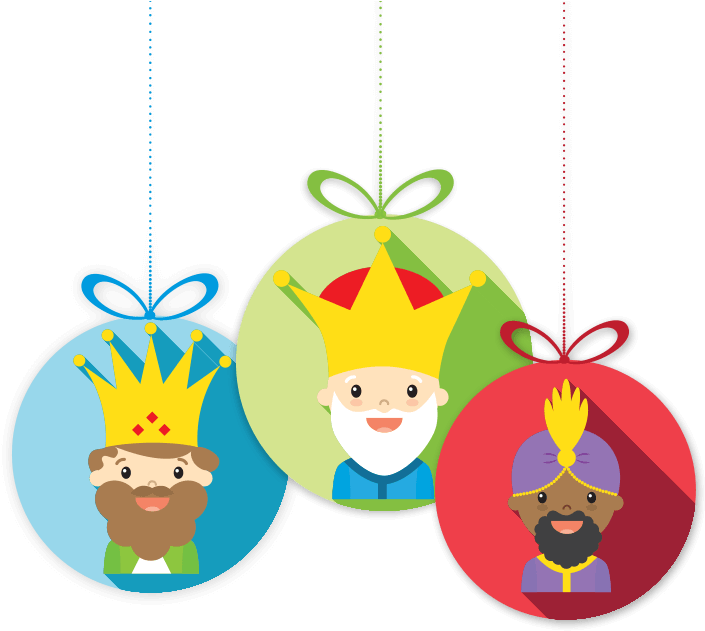 Los Reyes Magos Te Traen 200€ - Cartoon (1377x710), Png Download