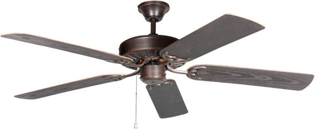 Outdoor Oil Rubbed Bronze Ceiling Fan - Ceiling Fan (800x392), Png Download