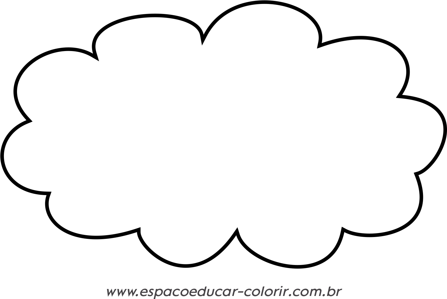 Ilustrações Ou Cliparts De Nuvens Lindas E Fofas Grátis - Thought Bubble Icon White Png (1600x1131), Png Download