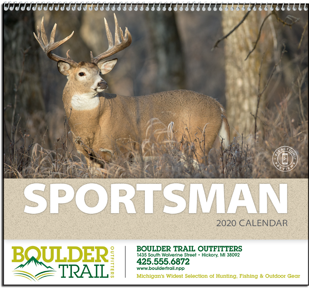 Picture Of Sportsman Wall Calendar - Elk (1200x1200), Png Download