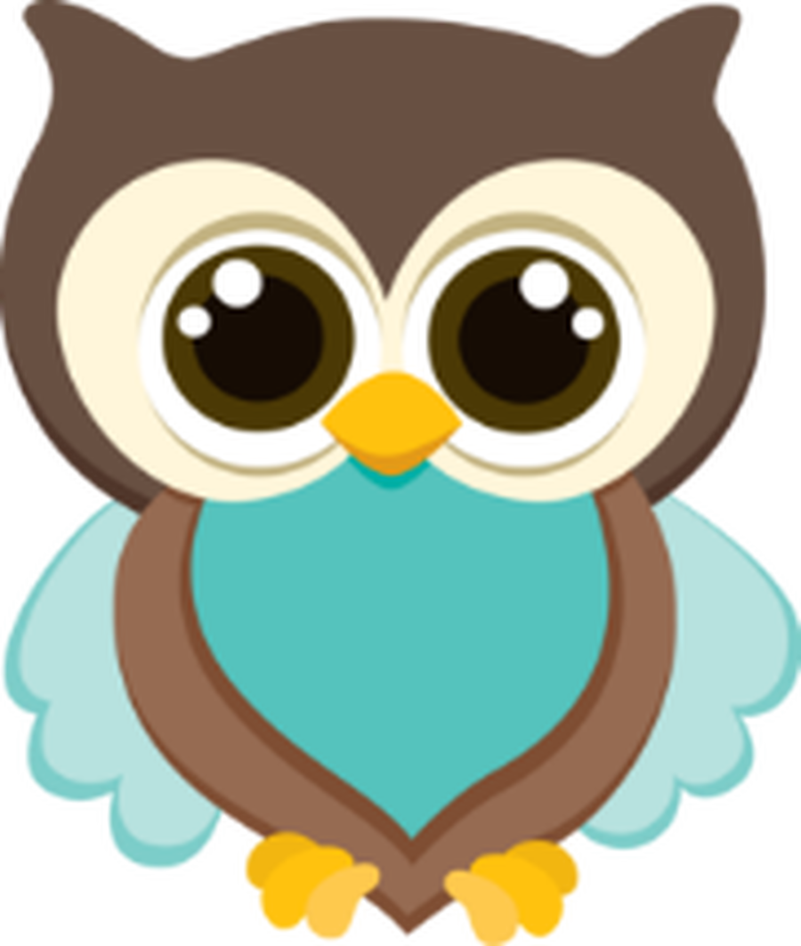 Christmas Owl Png - Brown Baby Owl Cartoon (900x1063), Png Download
