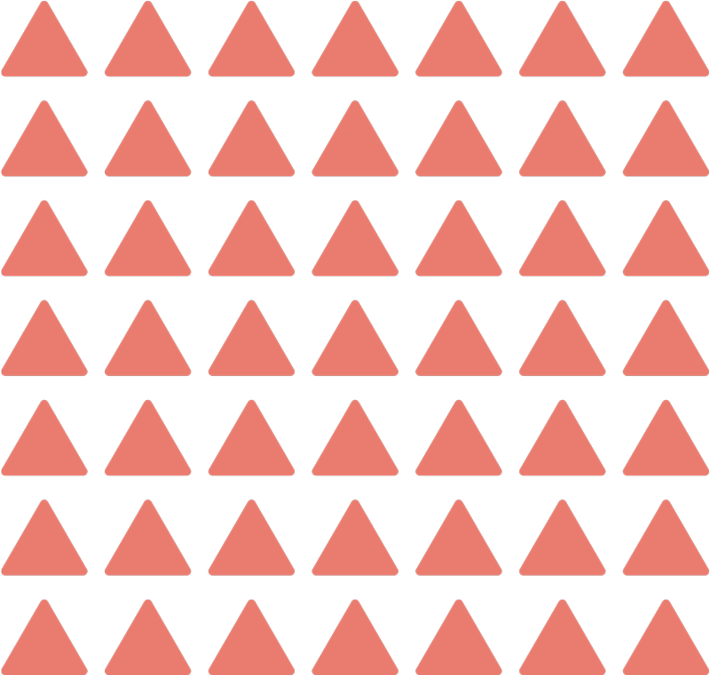 Vinilo Habitación Juvenil Set De Triangulos Living - Triangle (800x761), Png Download