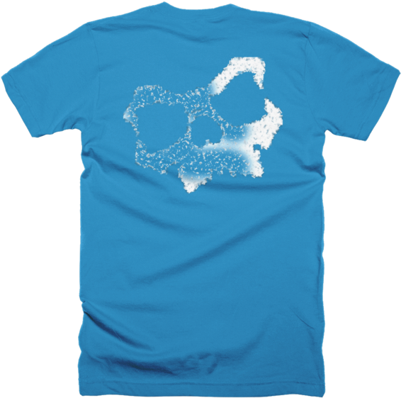 Ghost Face White Tri Blend Guyz Skinz - T-shirt (600x600), Png Download