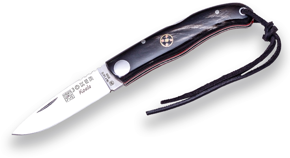 Buffalo Horn Scales, 7 Cm Blade Length, Lock-back Folding - Utility Knife (1024x768), Png Download