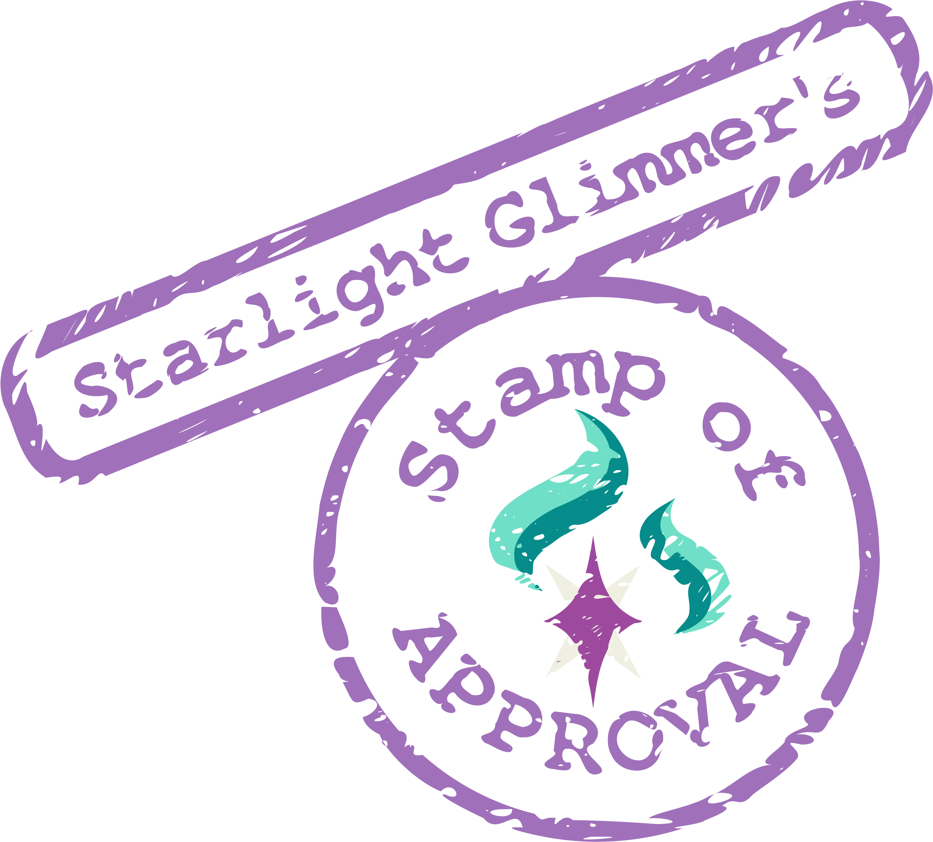 Warning - My Little Pony Postage Stamp (3000x2716), Png Download