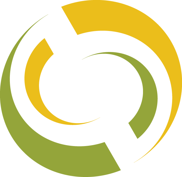 Green Yellow Round Stripes Abstract Logo - Circle (588x572), Png Download