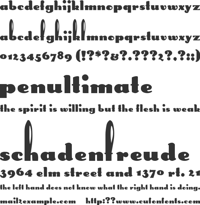 Rabbit Ears Font Preview - Font Samples (660x678), Png Download