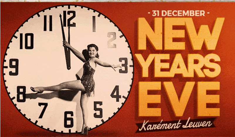 Karément New Years Eve - Wall Clock (800x600), Png Download